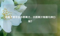 自助下单平台小熊果汁，小熊果汁有哪几种口味？